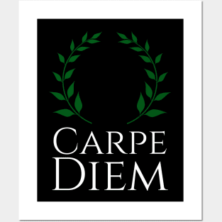 Carpe Diem - Seize The Day - Ancient Rome Latin Language Posters and Art